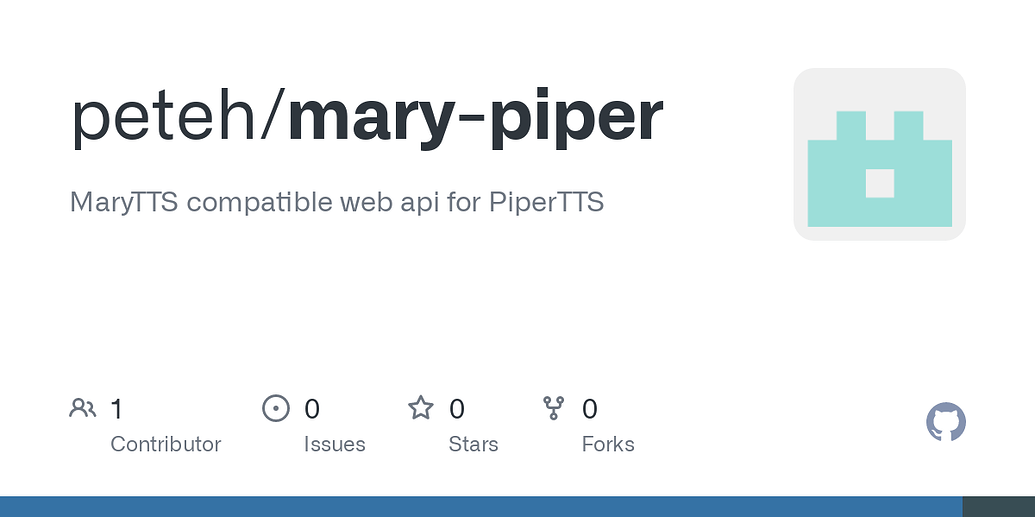 Use Piper TTS with Rhasspy 2.5 - Development - Rhasspy Voice Assistant